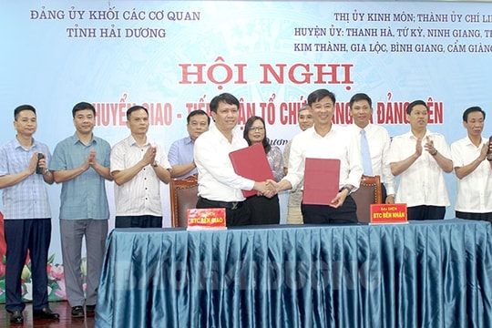 Chuyển giao 11 chi bộ điện lực các huyện, thị xã, thành phố về Đảng bộ Điện lực Hải Dương